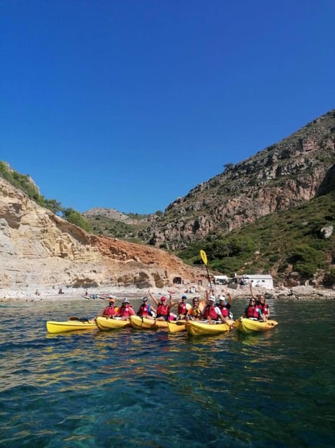 Moraira: Kayak trip from Moraira - Starting from Cala Les Platgetes in Moraira