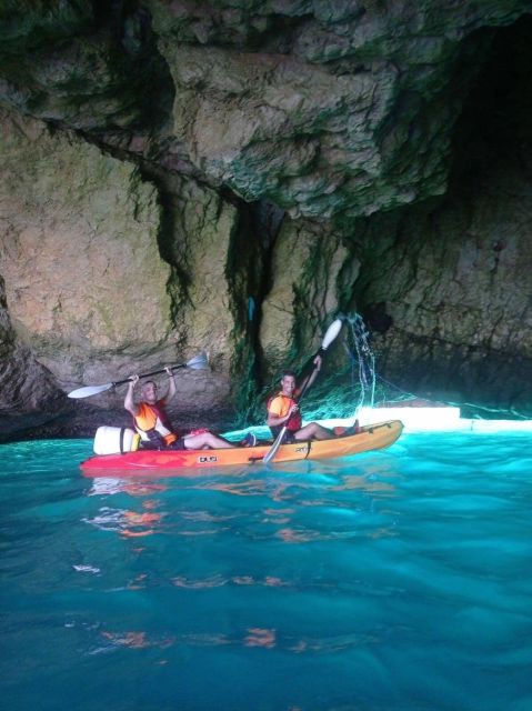 Moraira: Kayak trip from Moraira - Punta Estrella: the main rest and swim stop