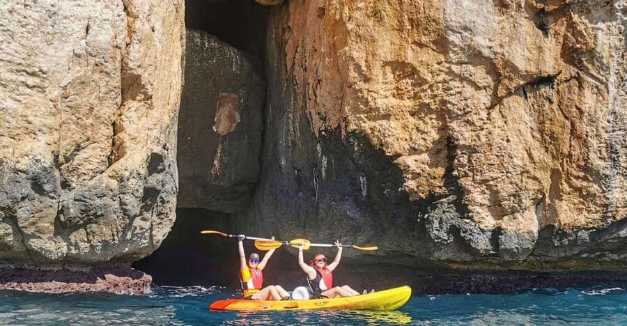 Moraira: Kayak trip from Moraira - Baladrar and Caleta de l’Advocat