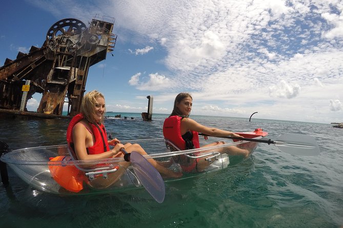 Moreton Island Day Trip (Kayak, Snorkel & Sandboard) frm Brisbane or Gold Coast - The Tangalooma Wrecks and the best water time