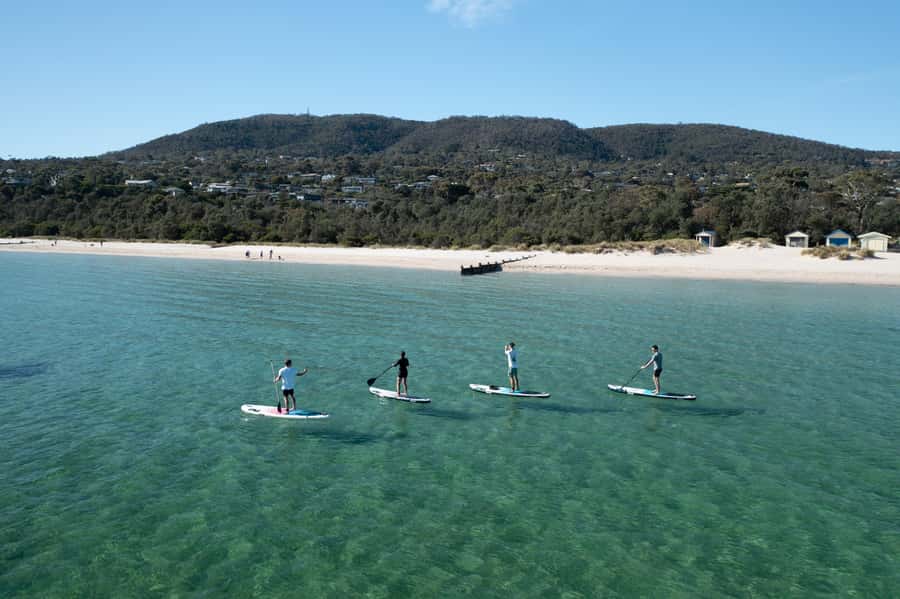 Mornington Peninsula: SUP, Hike, & Hot Springs Trip w/ Lunch - Starting at McCrae Lighthouse and taking to the water