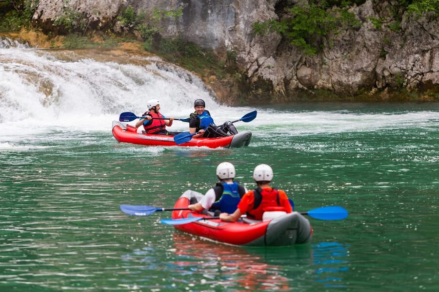 Mrežnica Waterfalls Kayaking | Slunj - Rastoke - Plitvice - The Second Guided Section and Waterfall Action