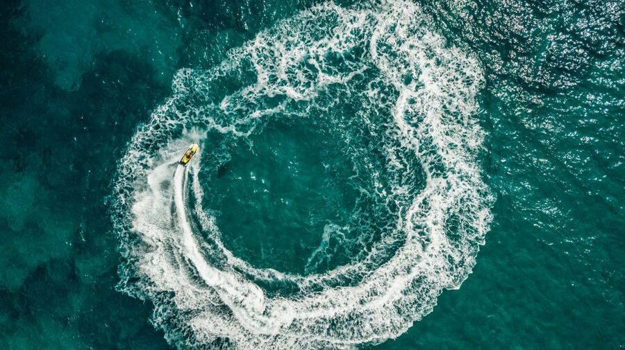 Mykonos: Super Paradise Beach Jet Ski, Canoe, & SUP Rental - The safety briefing before you leave shore
