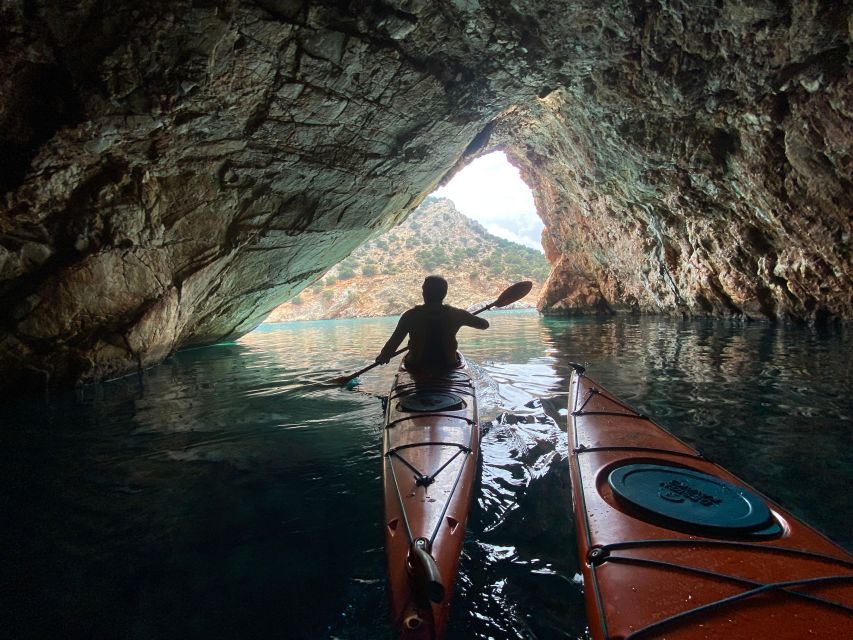 Naxos: Rhina Cave and Coastline Sea Kayaking Tour - Paddling 9 kilometers along Naxos