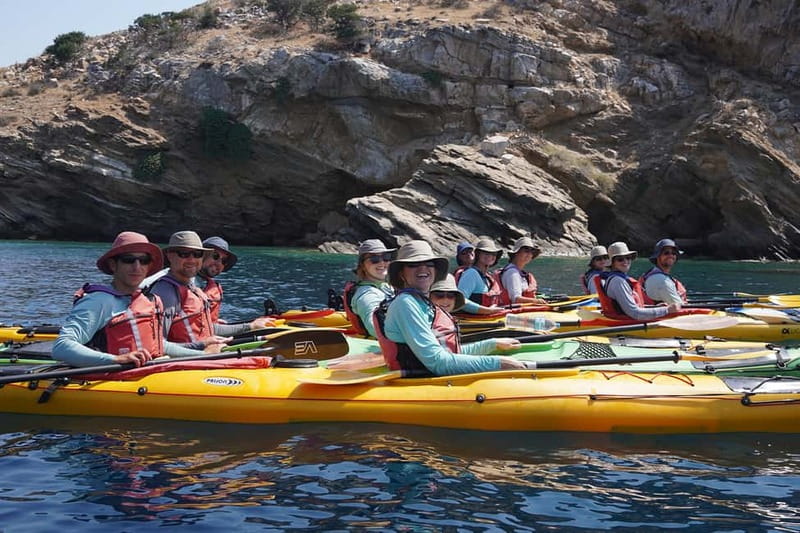 Naxos: Rina Cave Sea Kayak Tour with Snorkeling and Picnic - What the $159 price includes