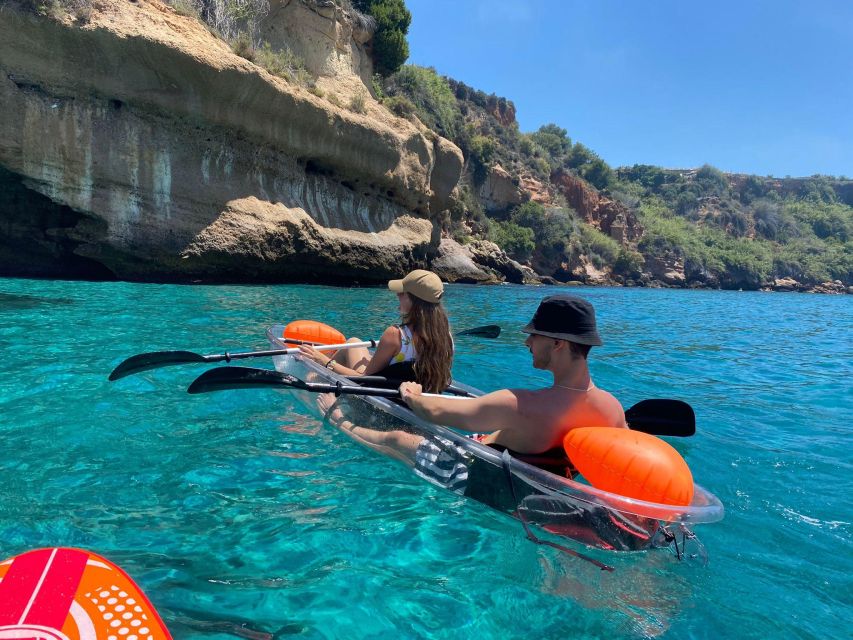 Nerja: Free Kayak Route along the cliffs of Nerja and Maro - Traditional or transparent kayak?