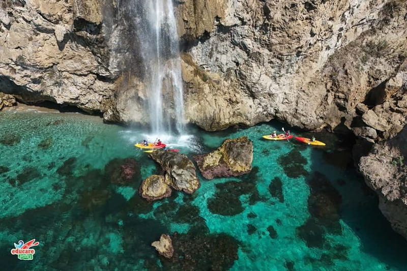 Nerja: Free kayaking route (without a tour guide). 2.5-hour tour. Nerja-Maro Waterfall. - Following the six-kilometer route