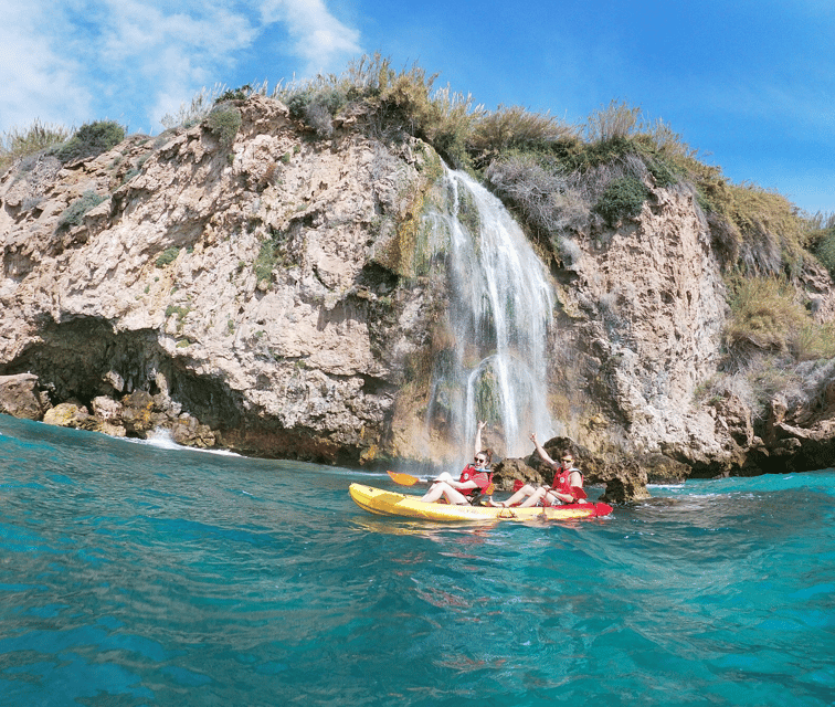 Nerja: Guided Kayak Tour Nerja Cliffs and Maro Waterfall - Key points to know before you book