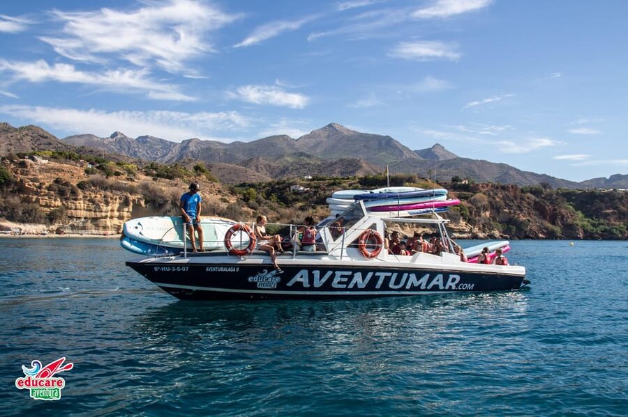 Nerja: Maro Waterfall Boat Trip with Paddleboarding & Drink - What the GoPro package is really worth