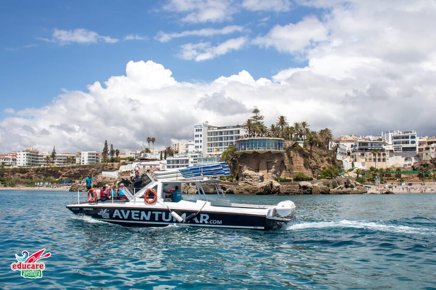 Nerja: Maro Waterfall Boat Trip with Paddleboarding & Drink - Crew style and group atmosphere