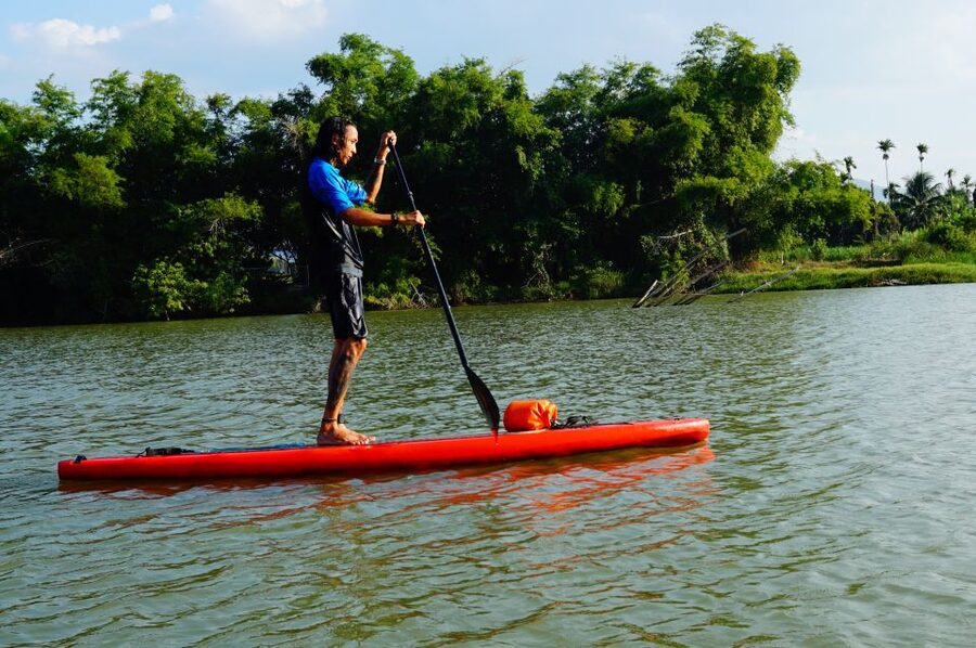 Nha Trang: Stand-up Paddleboard Sunset Tour - A sunset viewed from the board