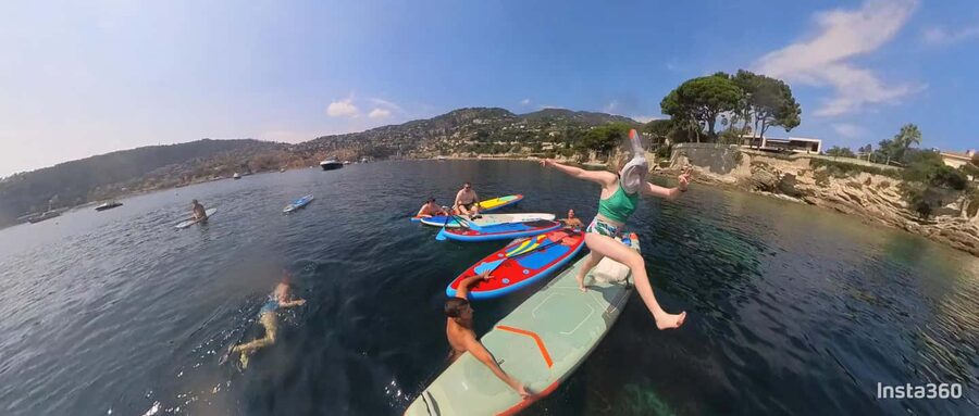 Nice: Villefranche-sur-Mer E-Bike and Paddleboard Tour - Key points at a glance