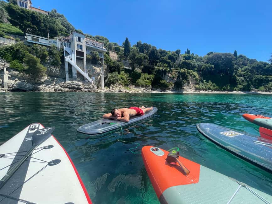 Nice: Villefranche-sur-Mer E-Bike and Paddleboard Tour - Riding from Nice toward Villefranche-sur-Mer