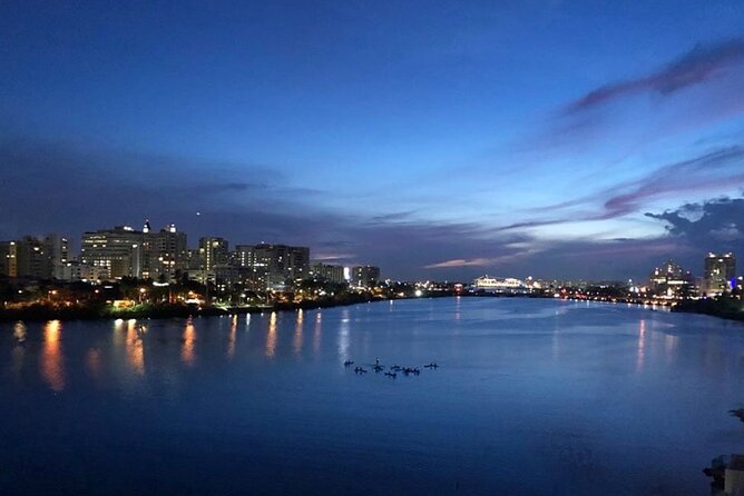 Night Kayak - Condado City Lights Tour - What this glowing paddle around Condado Lagoon is really like
