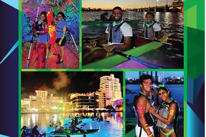 Night Kayak - Condado City Lights Tour - Look below the kayak for small marine life