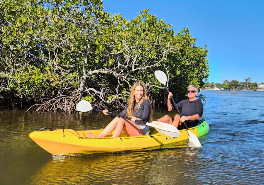 Noosa Heads: Hidden Waterways Wildlife Kayak (Self-Guided) - A Clear Creek Swim in the Middle