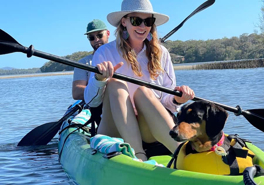 Noosa: Noosa Everglades and Stingray Sanctuary Kayak Tour - A swim in Lake Weyba