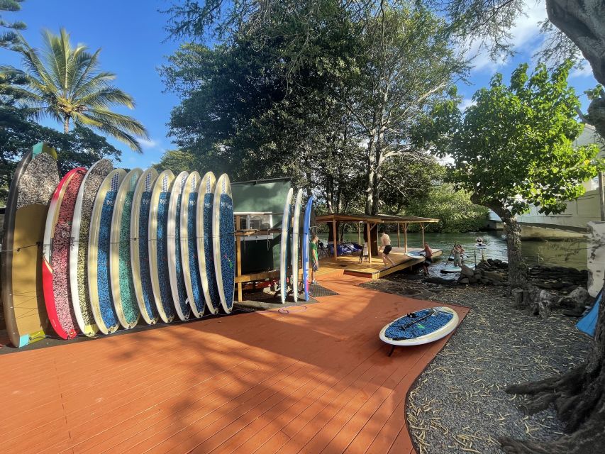 Oahu: North Shore Haleiwa Paddleboard River Adventure - What the first paddleboard lesson covers