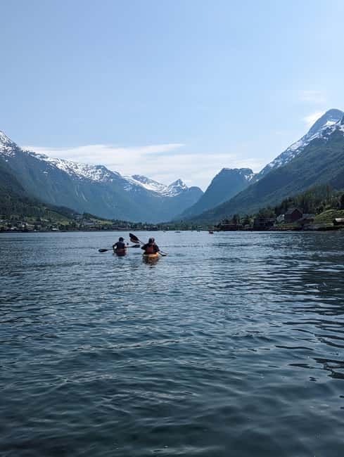 Olden: Fjord Kayaking + Drysuit & Safety Boat - A 15-Minute Safety Briefing That Earns Its Place