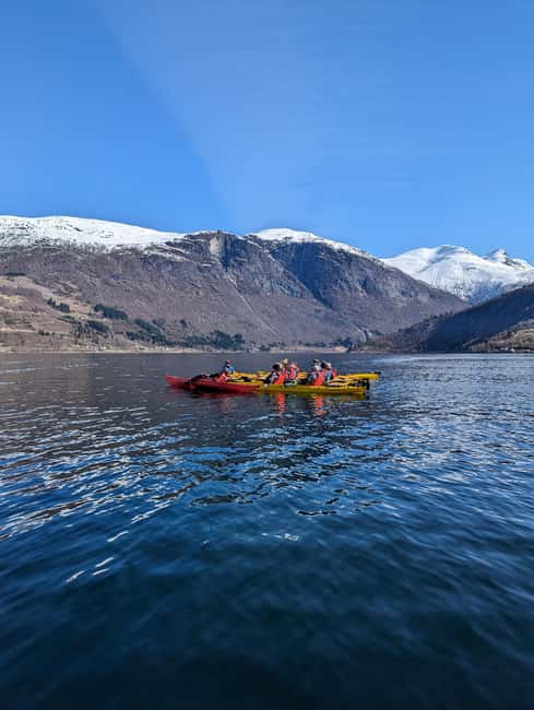 Olden: Fjord Kayaking + Drysuit & Safety Boat - Guides Who Make the Fjord More Than a Pretty View