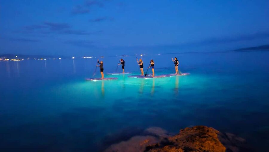 Opatija: Guided SUP Paddleboarding Adventure at Night - Seeing Opatija from the water