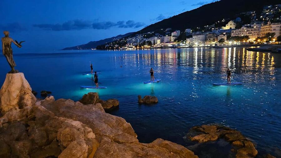 Opatija: Guided SUP Paddleboarding Adventure at Night - Who should book this Opatija SUP tour?