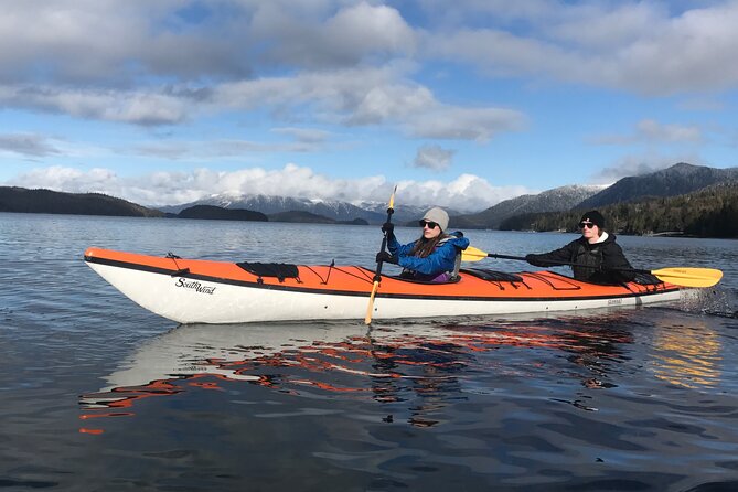 Orca Cove Sea Kayaking - Paddling through sheltered coves and islands