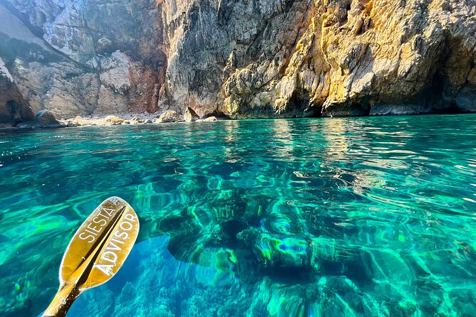 Paddle Board Paradise: Magical Snorkel & Cave Exploring SUP Tour - A water-level view of Xàbia’s coast