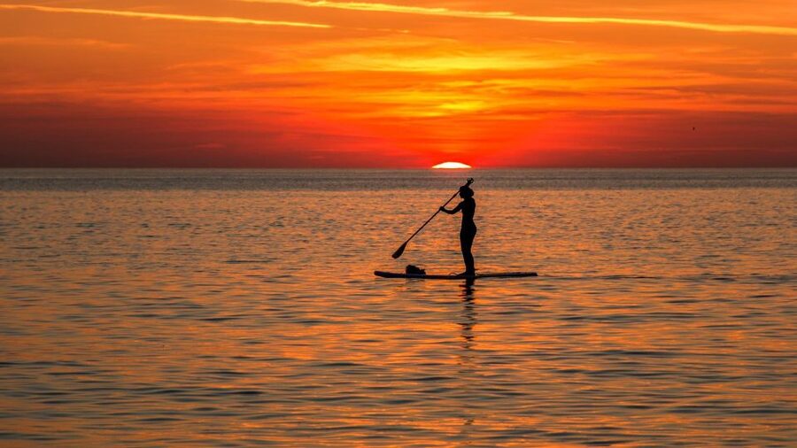 Paddle Board Rental: Glide on the Water with Ease - Seeing Santorini from water level