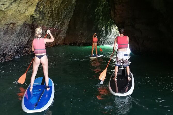 Paddle & Explore: Albufeira SUP Tour - Galé and the long view toward Falésia
