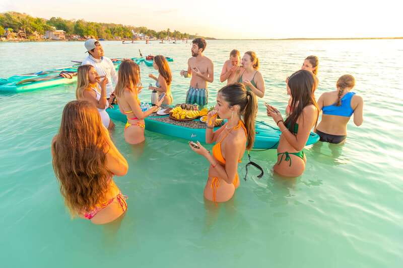 Paddleboard or kayak sunrise tour in Bacalar lagoon - What the $32 price gets you