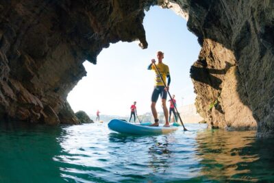 Paddleboarding Around Newquay’s Coastline