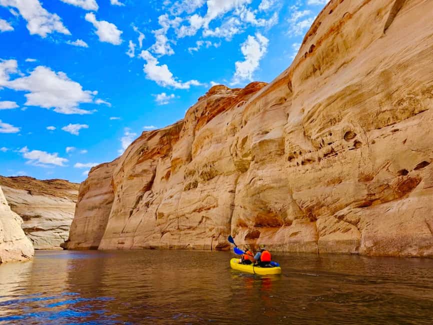 Page/Lake Powell: Guided Kayak & Water Antelope Canyon Tour - Entering Water Antelope Canyon on foot