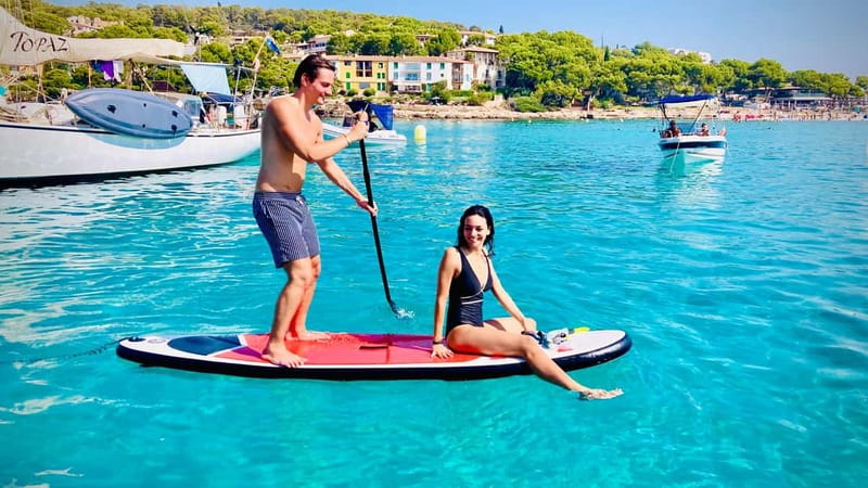 Palma de Mallorca: Private Boat Tour with Snorkel and Paddle - Cala Vinyes and Cala Bella Dona