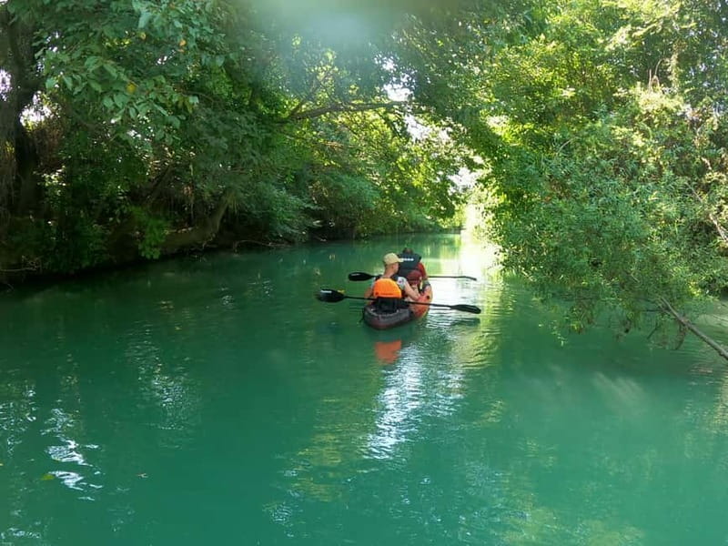 Parga: Kayaking Adventure in the Acheron River 13 km - The 25-minute lesson before the current