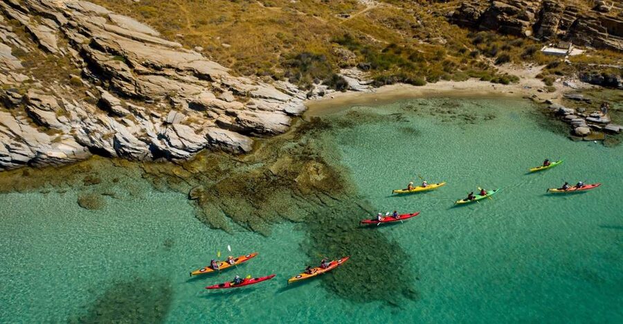 Paros: Sea Kayak Trip with Snorkeling and Snack or Picnic - A local picnic, not just a snack bar stop