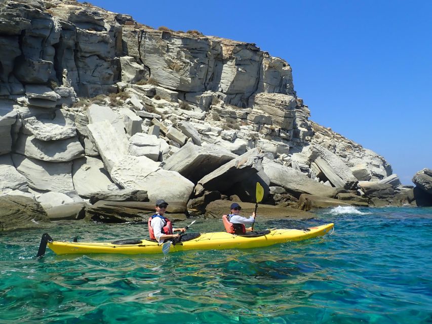 Paros: Sea Kayak Trip with Snorkeling and Snack or Picnic - Price, transport, and what you really get for $112