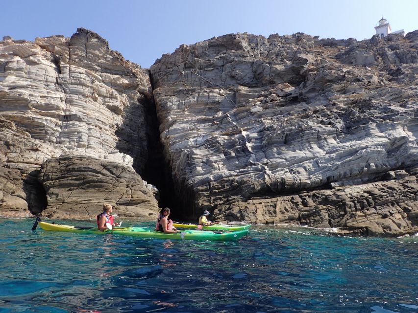 Paros: Sea Kayak Trip with Snorkeling and Snack or Picnic - Choosing between the six-hour morning trip and the evening paddle