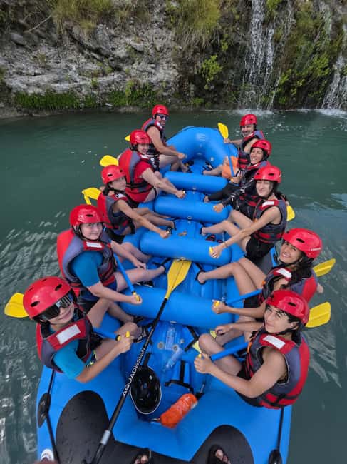 Permet: Kayak Experience - Vjosa River National Park Albania - Stronger rapids through the mountain valley