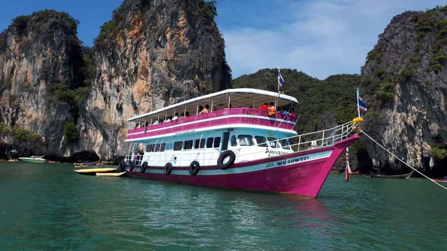 Phuket: James Bond Island by Big Boat with Sea Cave Canoeing - From Phuket hotel to Ao Po Pier