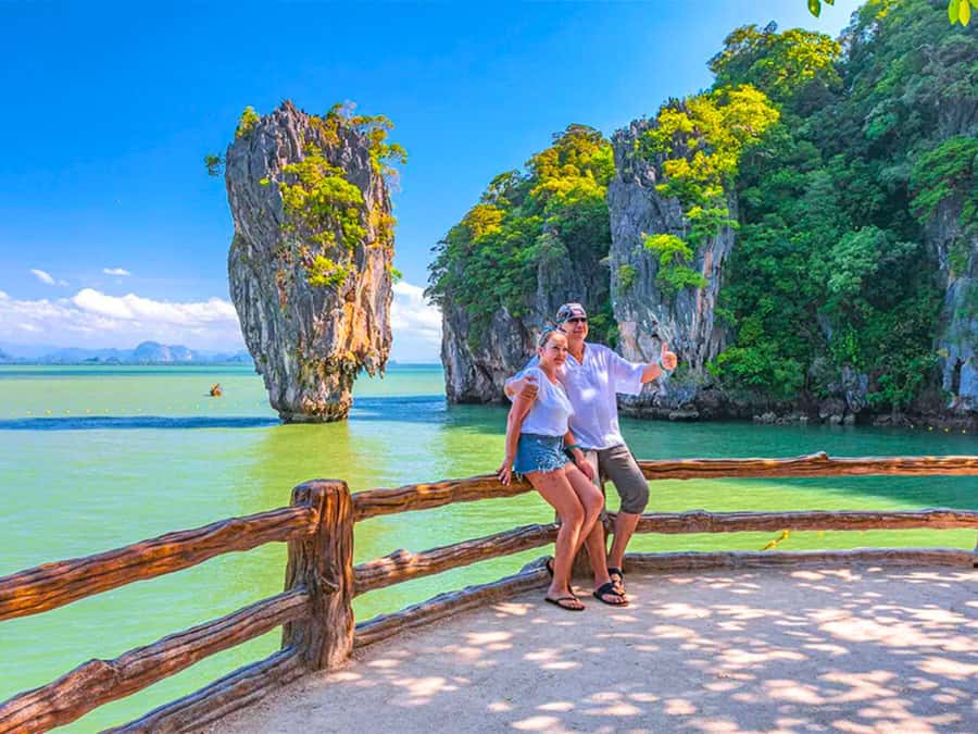 Phuket: James Bonds Island with Lunch and Sea Cave Canoe - From Phuket hotels to the marina