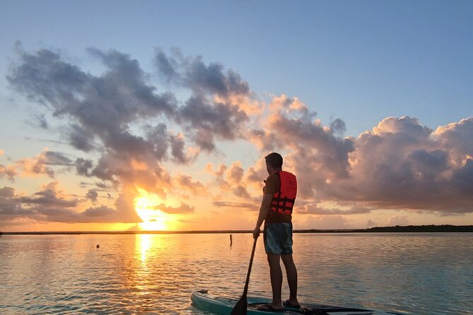Pirate's Channel & 3 Lagoons Kayak or SUP/Paddle Tour +Meditation - Crossing Bacalar’s Seven-Color Lagoon
