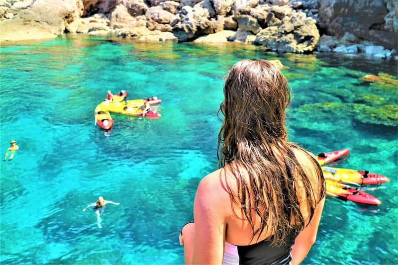 Pollença: Kayak Discovery – Snorkeling and Caves - The 40-meter cave, when the sea agrees