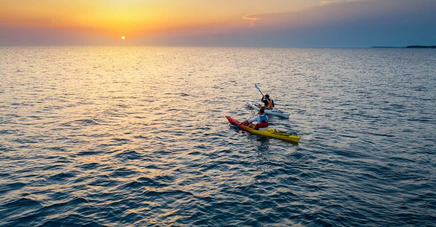 Poreč: Sea Kayaking Sunset Tour - The sunset paddle and chance of dolphins