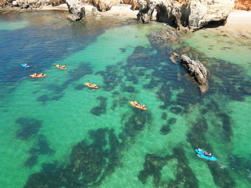 Portimão: Small Group Kayak Cave and Cliff Tour - Paddling beneath Portimão’s cliffs