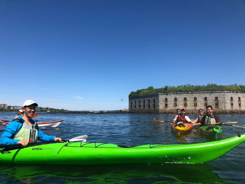 Portland, Maine: Sunset Kayak Tour on Casco Bay - Getting comfortable in a tandem sea kayak
