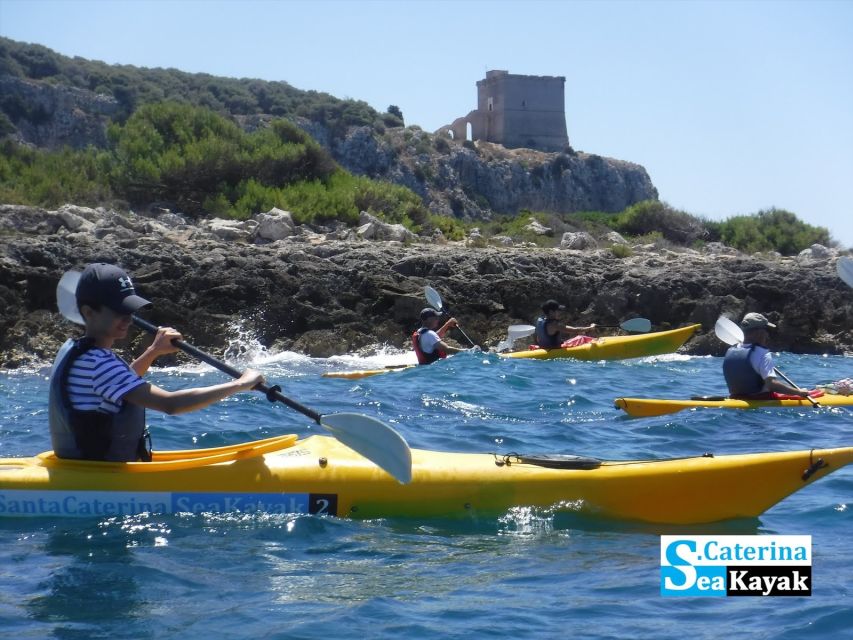 Porto Selvaggio kayak tour + cliff diving + cold springs - Key points at a glance