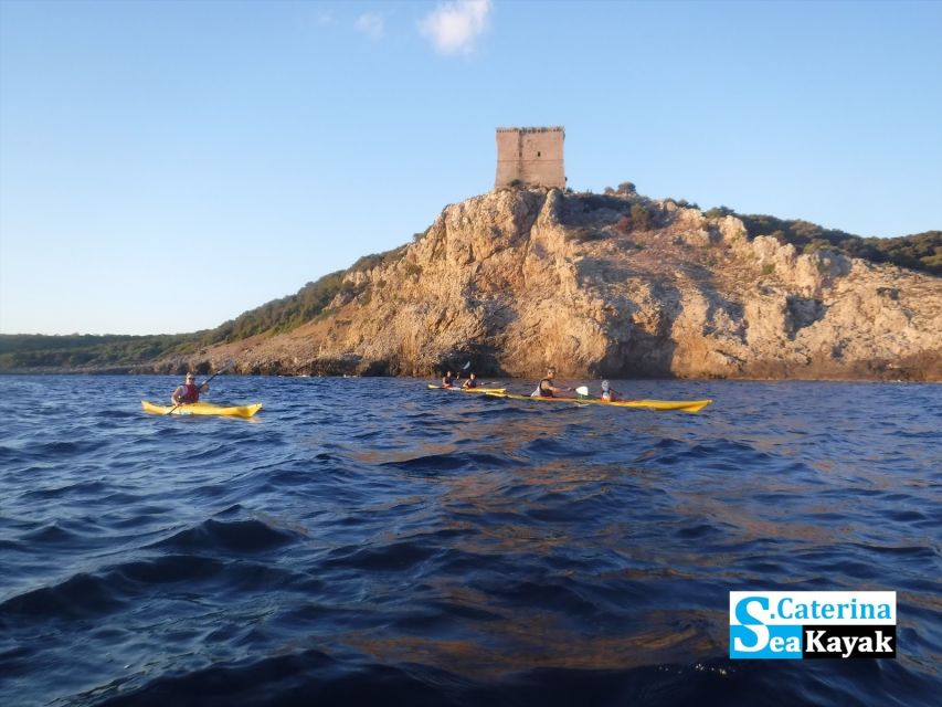 Porto Selvaggio kayak tour + cliff diving + cold springs - A fair price for three hours of activity