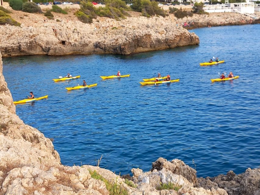 Porto Selvaggio kayak tour + cliff diving + cold springs - Your first lesson on the sea