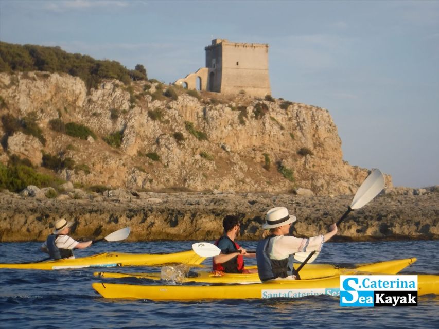 Porto Selvaggio kayak tour + cliff diving + cold springs - The Gaia Cave and the cliff jump